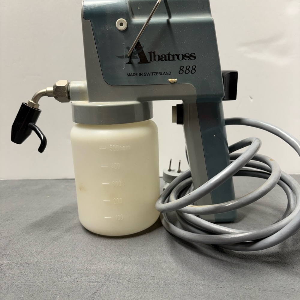 Albatross 888 Electric Quick Dry Textile Spray Cleaning Gun made in. Switzerland